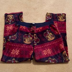 Fuzzy Harry Potter Lounge Pants